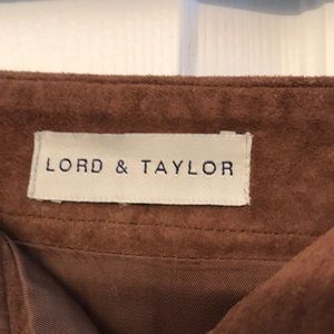 Swade camel long Skirt